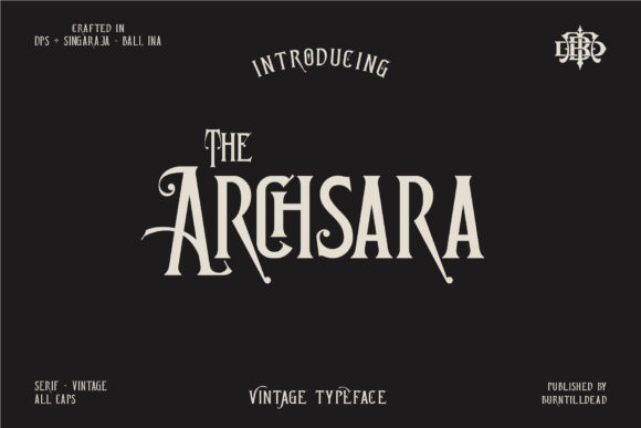 Achsara: A Vintage Blackletter Font for Fearless Designs