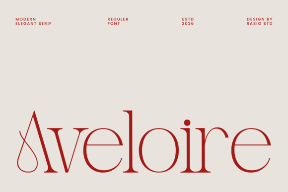 Aveloire: The Modern Serif for Timeless Elegance