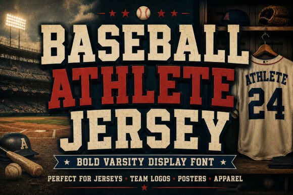 Baseball Athlete Jersey: A Typeface with Championship DNA