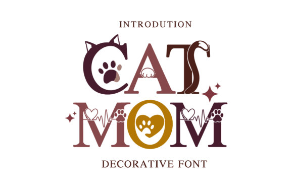 Celebrating the Feline Spirit with the Cat Mom Typeface
