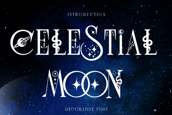 Celestial Moon: Designing with a Decorative and Dreamy Typeface