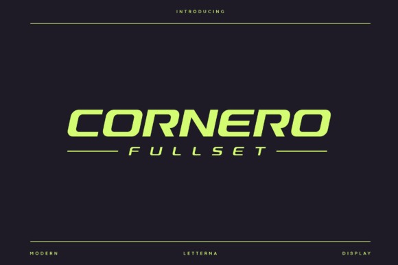 Cornero: The Typeface That Commands Attention