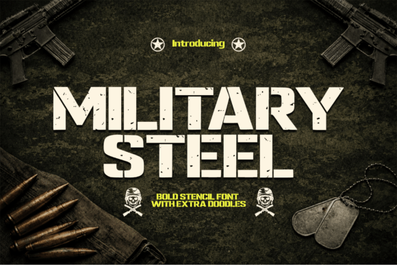 Military Steel: A Font That Commands Attention