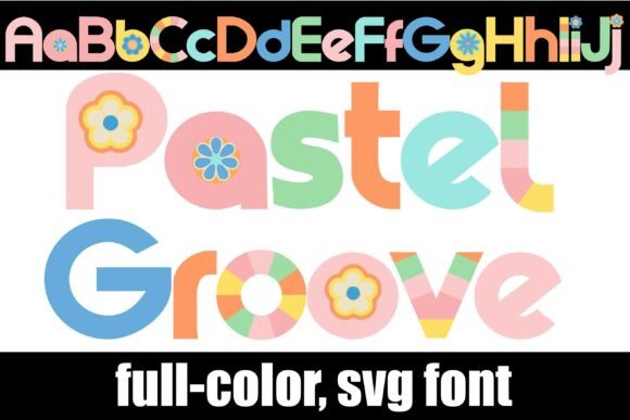 Pastel Groove: A Vintage Display Font with Modern Charm