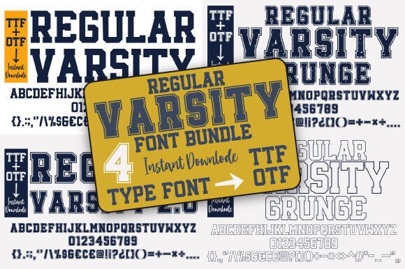 Regular Varsity: The Athletic Typeface for Modern Design