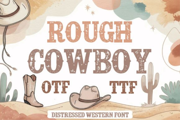 Rough Cowboy: The Distressed Display Typeface