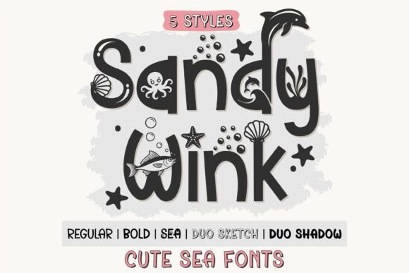 Sandy Wink Sea: A Font That Captures Sunshine and Ocean Waves