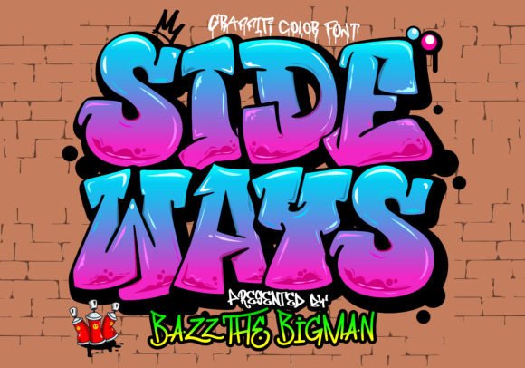 Sideways: The Ultimate Graffiti Display Font for Urban Design