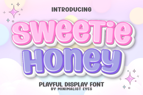 Sweetie Honey: A Playful Bubbly Font for Your Crafts