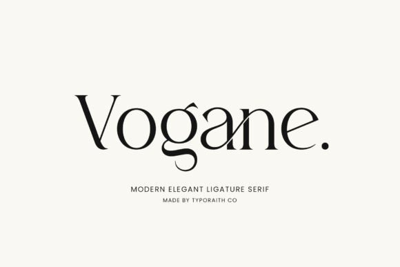 Vogane: A Modern Serif for Timeless Branding